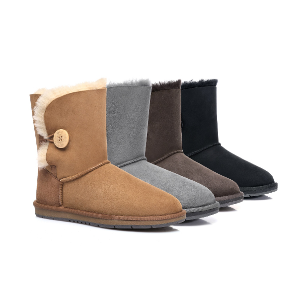 [무료배송] 호주정품 에버어그 남여공용 숏 버튼 어그 부츠 AS UGG 15802
