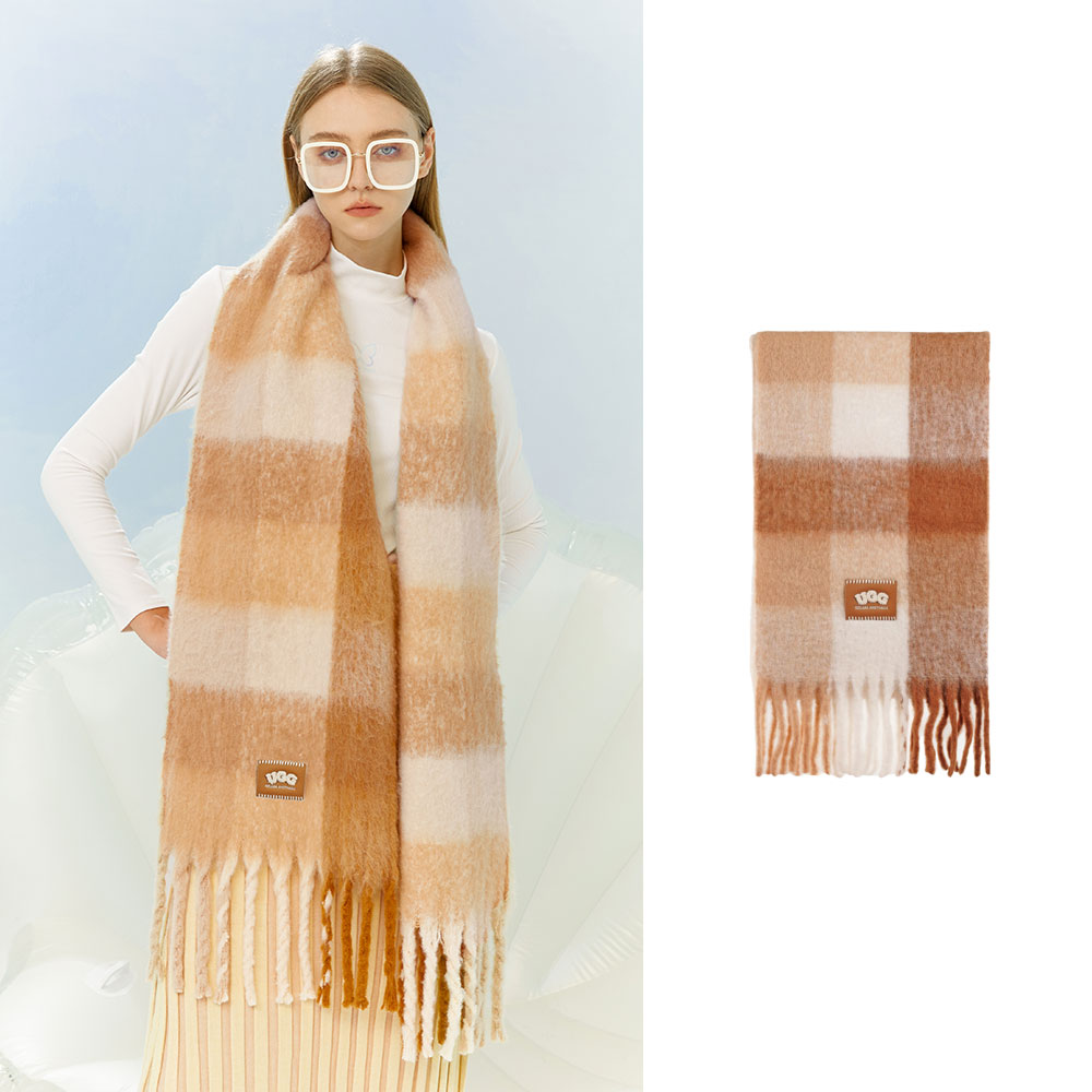 [무료배송] 호주정품 오즈라나 크리미 체스넛 스카프 머플러 OZLANA UGG OZ6004