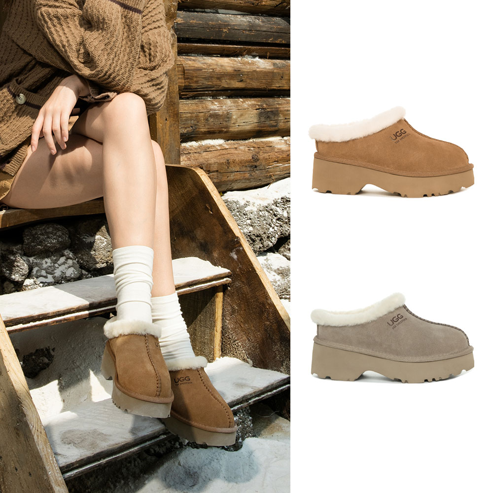 [무료배송] 호주정품 디케이 코지 클로그즈 슬리퍼 (굽 5.5cm) DK UGG DK146
