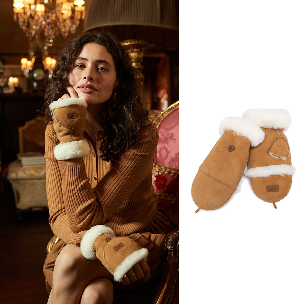 [무료배송] 호주정품 오즈웨어 핑거리스 벙어리 양털 장갑 OZWEAR UGG CS079