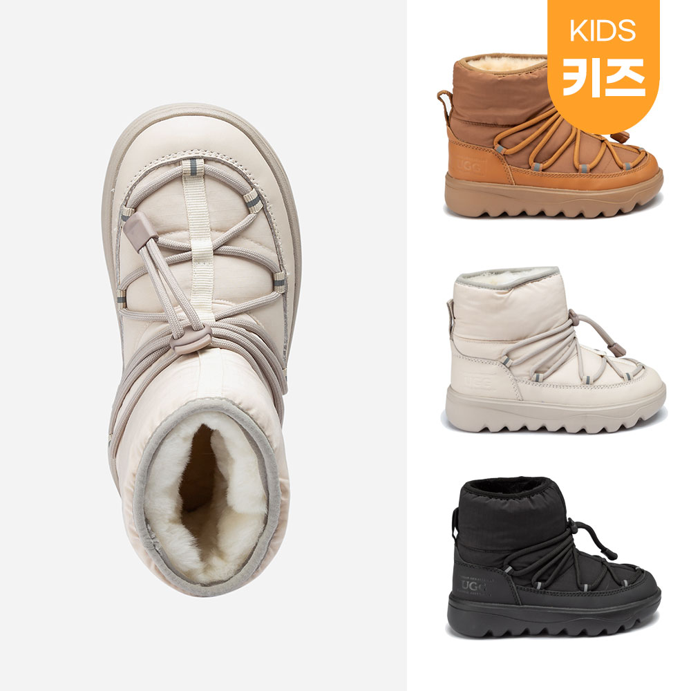 [무료배송] 호주정품 오즈웨어 키즈 다운 레이스업 스노우 부츠 (굽3.8cm) OZWEAR UGG OB1010K
