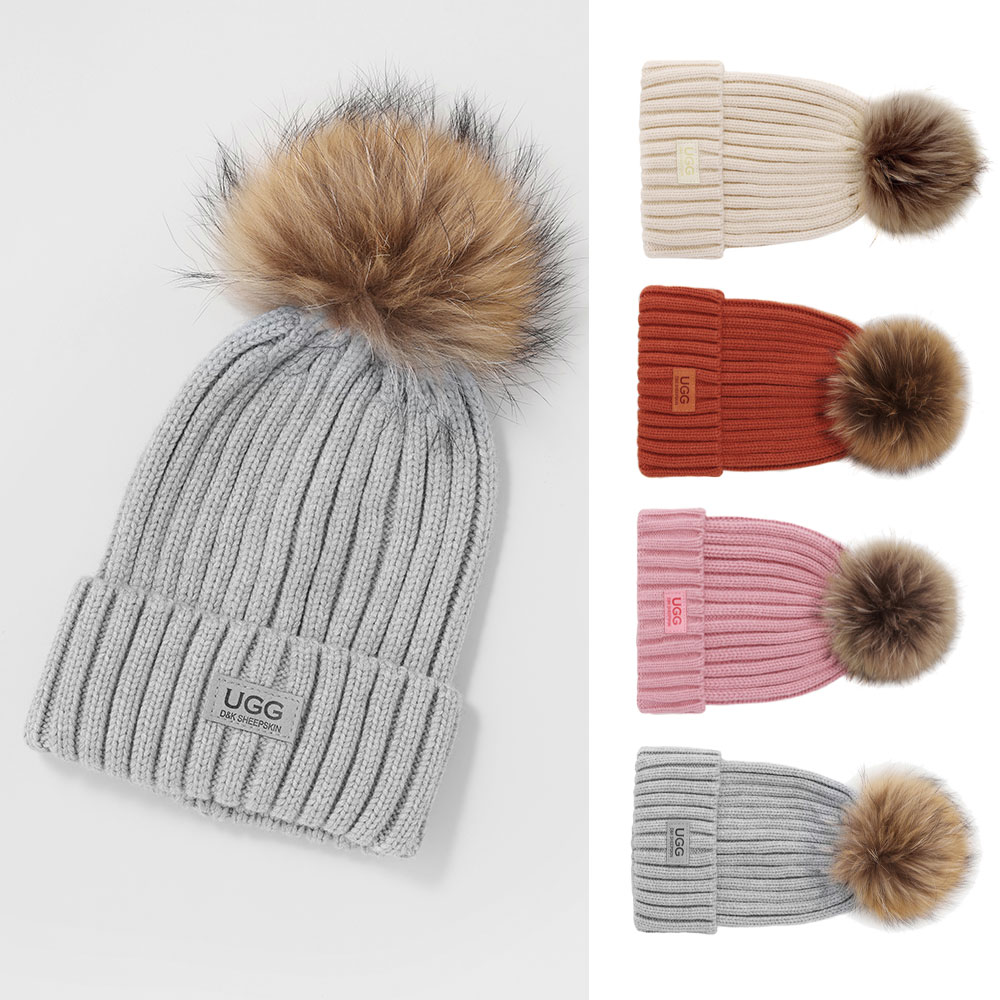 [무료배송] 호주정품 디케이 퍼 폼폼 비니 DK UGG DS111